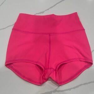 Vibrant Pink Athletic Shorts for Women